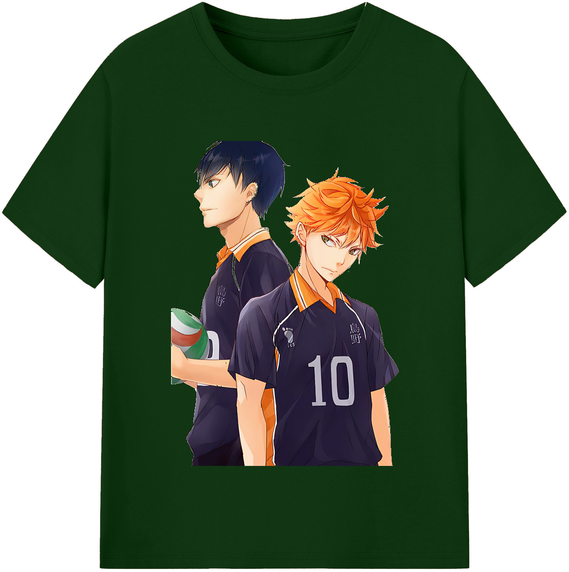 （画像用） ハイキュー!! Haikyu!! 綿100％半袖Tシャツ（フロントプリント）